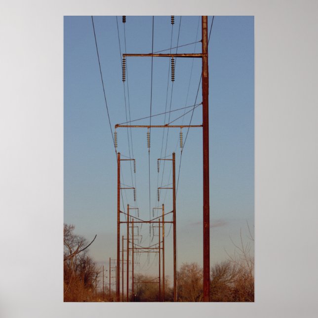 Poster de Fotografia com Fios Pole (Frente)