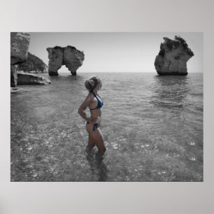 poster de fotografia da menina Bikini