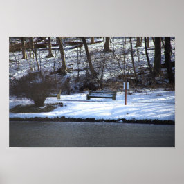 Poster de Fotografia da Paisagem do Inverno