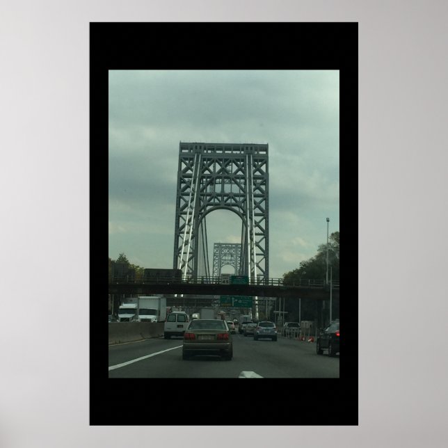 Poster de Fotografia da Ponte George Washington (Frente)