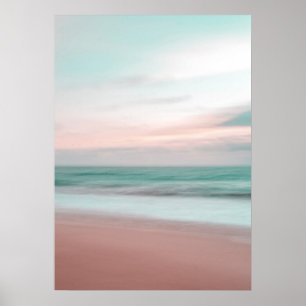 Poster de Fotografia em Praia Rosa Sunset Ocean Be