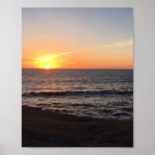 Poster de Fotografia no Mar Sunset Beach