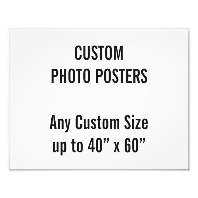 Poster de Fotografia personalizada de 14" x 11", a (Frente)