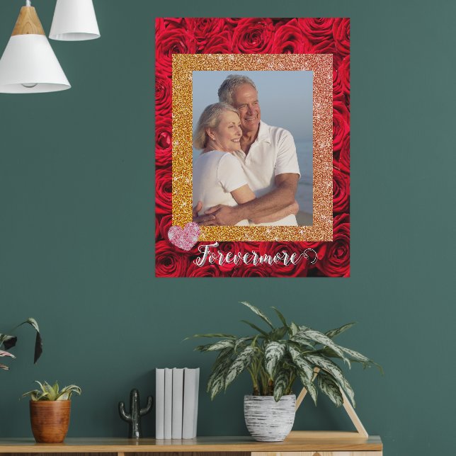 Poster de fotografia personalizada para casal (Sala de Estar 1)