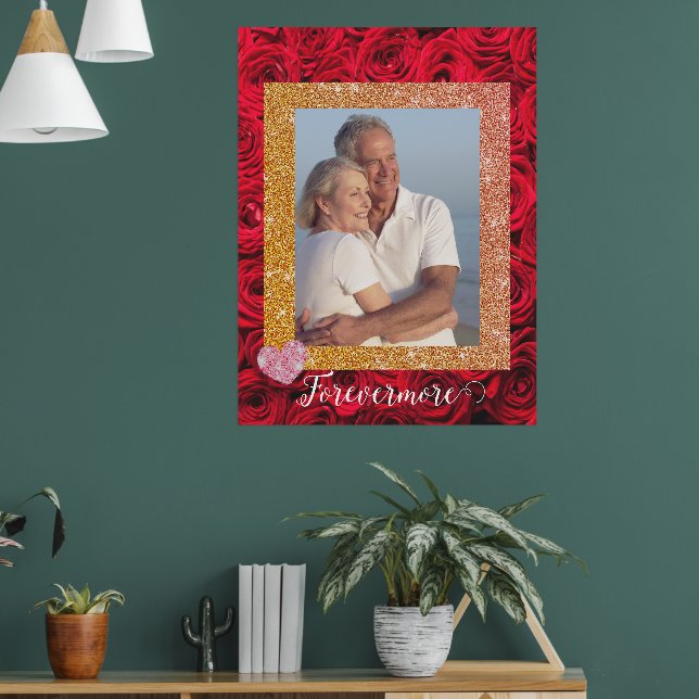 Poster de fotografia personalizada para casal (Sala de Estar 1)