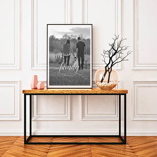 Poster de Fotografias B&W de Script Familiar (Criador carregado)