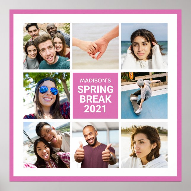 Poster de Fotografias e Texto (Frente)