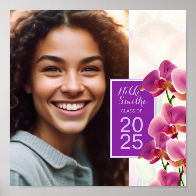 Poster de Fotografias para Orquídeas Na moda moder (Frente)
