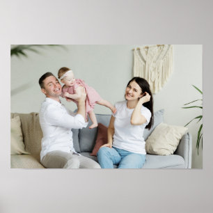 Poster de Fotografias Personalizadas da Família F