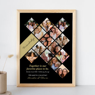 Poster de Fotografias Personalizadas dos Melhores 
