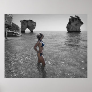 Poster de fotos da garota Bikini
