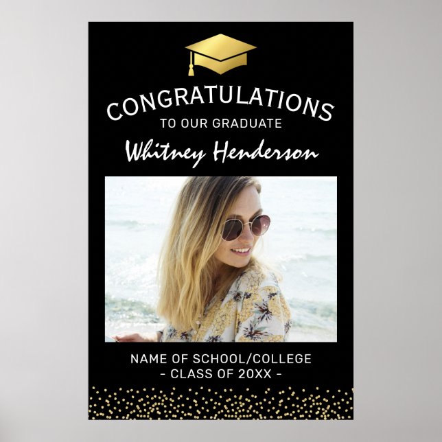 poster de fotos do Formando de Parabéns 2025 (Frente)