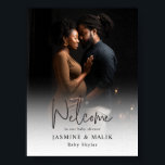 Poster de fotos personalizadas do Chá de fraldas<br><div class="desc">Celebre a alegre chegada do seu pequeno com nossos posters de fotos personalizáveis projetados para serem logo pais. Personalize-o com o seu próprio texto e fotografia, fazer-o como um bem-estar apreciado para o seu dia especial. Com opções fáceis de edição, você pode criar um design exclusivo e significativo que reflita...</div>