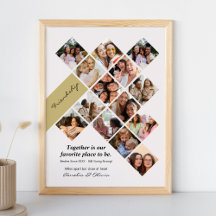 Poster de Fotos Personalizadas dos Melhores Amigos