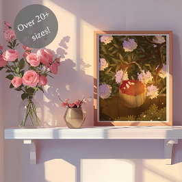 Poster de Framboesa de Framboesa de ouro