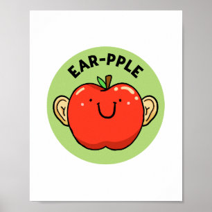 Poster de Fruta de Maçã de  auricular