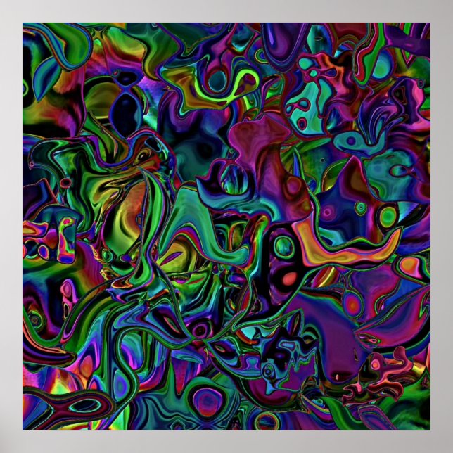 Poster de fusão do cérebro (Frente)