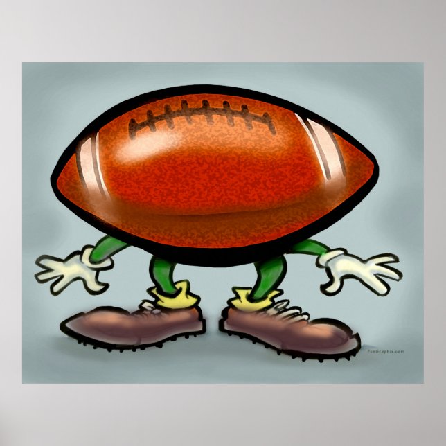 Poster de futebol (Frente)