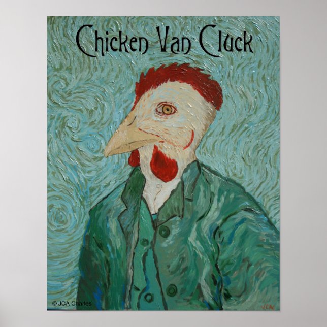 Poster de Galinha Van Cluck (Frente)