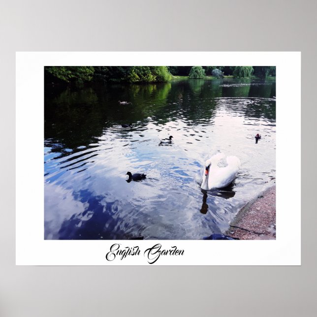 POSTER DE GARDEN INGLÊS (Frente)