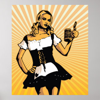 Poster de Garota Alemã de Bierfest