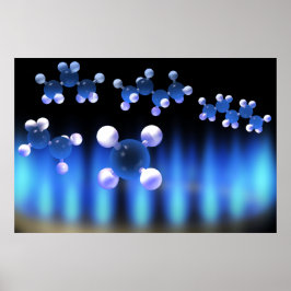 Poster de gás natural