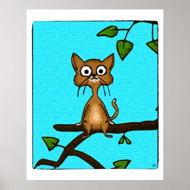 Poster de Gato Castanho (Frente)