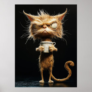 Poster de Gato Irritado