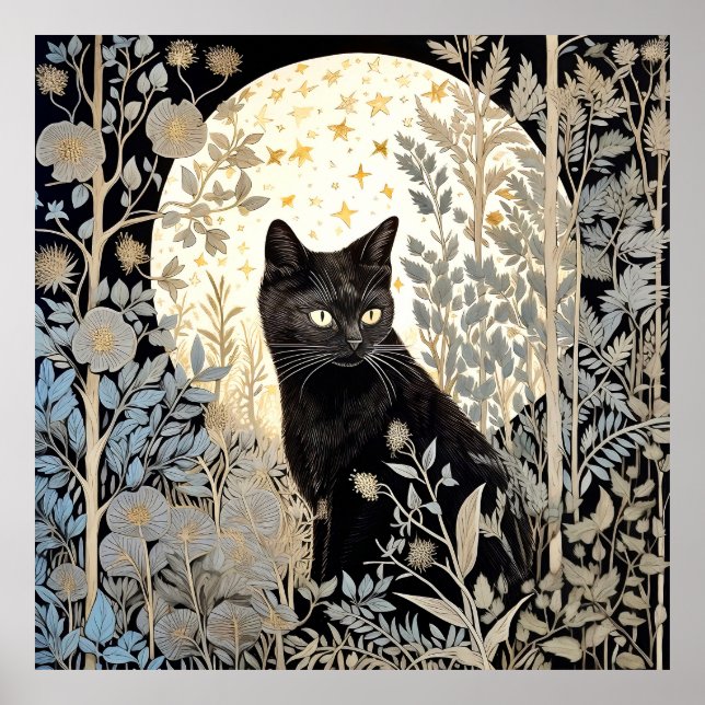 Poster de Gato Negro (Frente)