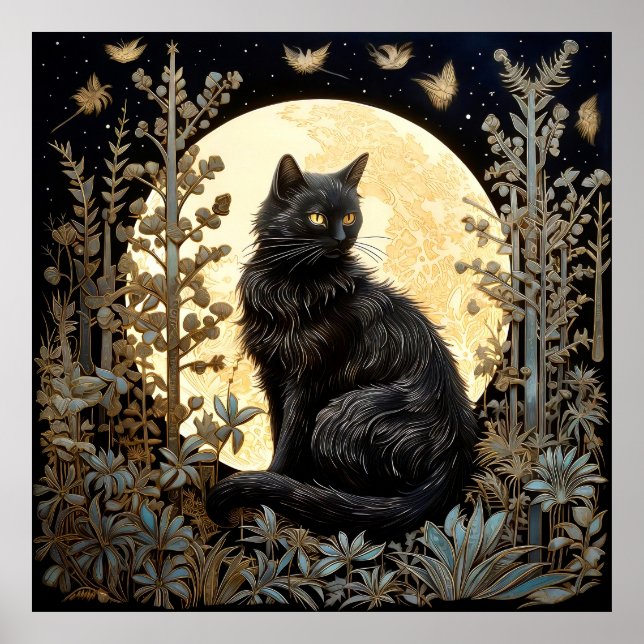 Poster de Gato Negro (Frente)