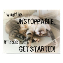 Poster de Gato Preguiçoso