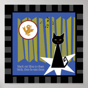 Poster de Gato Preto