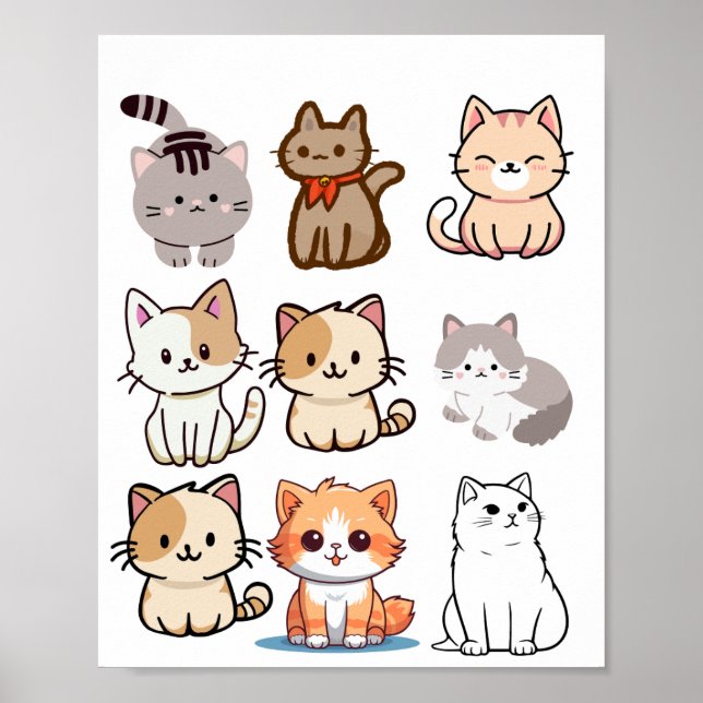 poster de gatos (Frente)