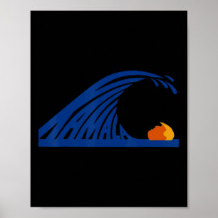 Poster De Gatos Azuis Para O Armário Engraçado De Kamala