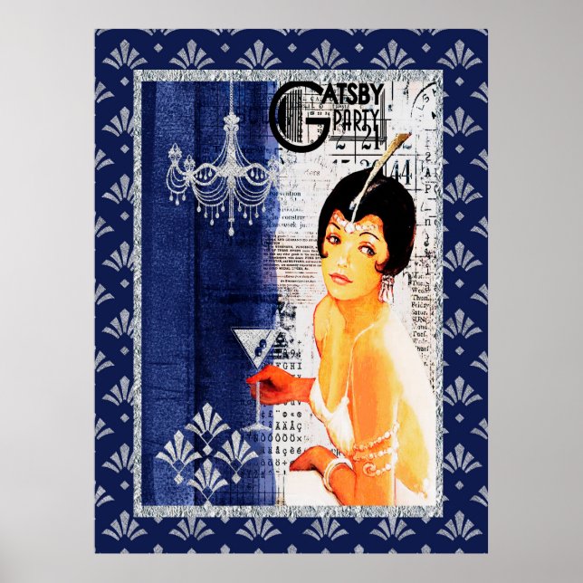 Poster de Gatsby Party Girl (Frente)