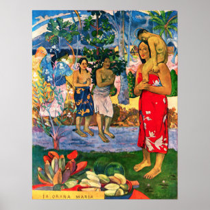 Poster de Gauguin Ia Orana Maria