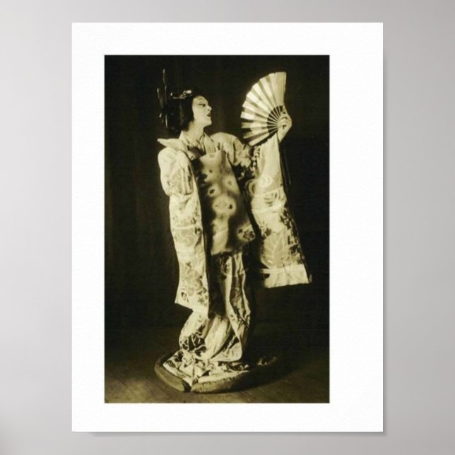 Poster de Geisha Japonês (Frente)