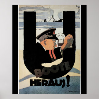 poster de gemany U Boote Heraus_Propaganda