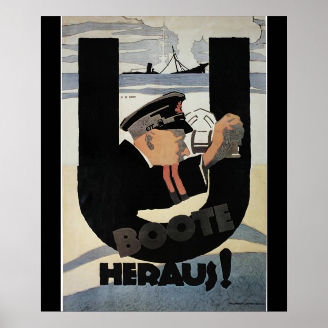 poster de gemany U Boote Heraus_Propaganda (Frente)