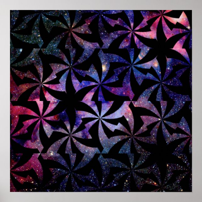 Poster de geometria cósmica (Frente)