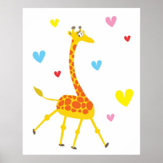 Poster de Girafa Bonita