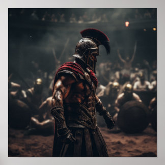 Poster de Gladiador Secundário Determinado - Vesti