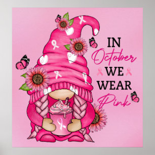 Poster de Gnomo do Cancer de mama