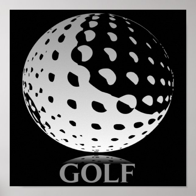 Poster de golfe (Frente)