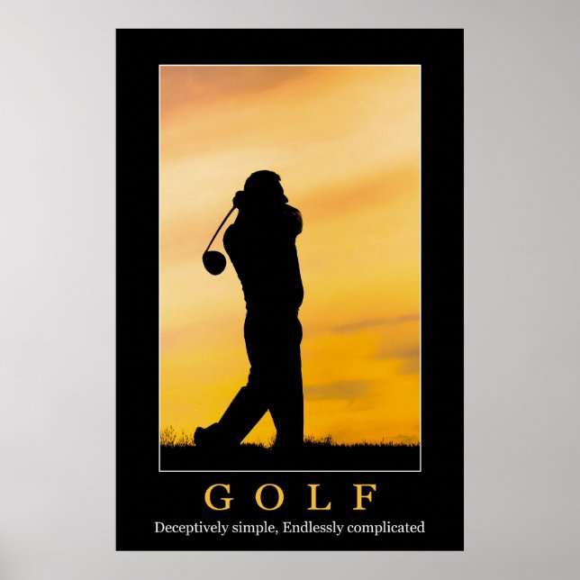 Poster de golfe (Frente)