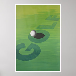 Pôster de Golfe Arte Esportiva Impressão de Golfis