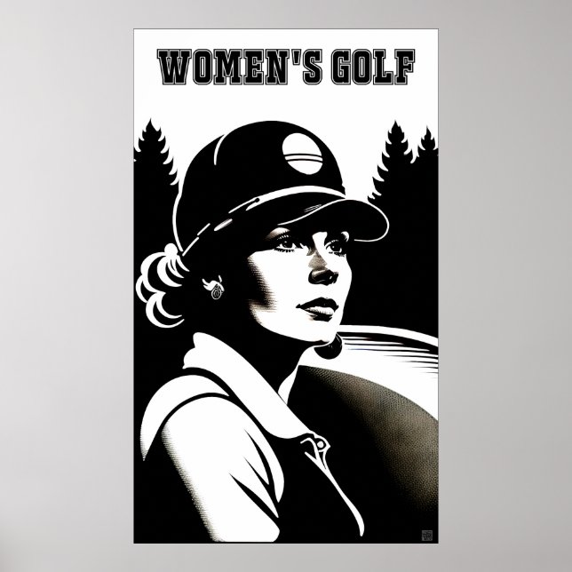 Poster de Golfe das Mulheres (Frente)