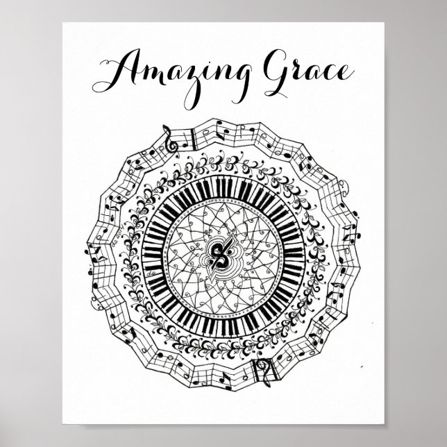 Poster de Grace Mandala incrível (Frente)