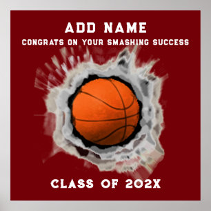 Poster de Graduação de Mais velho de Basquete