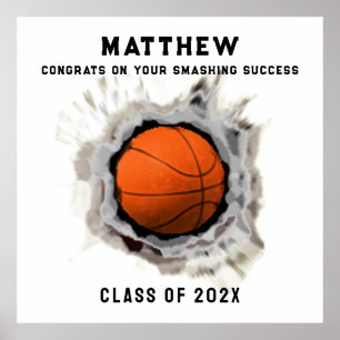 Poster de Graduação de Mais velho de Basquete